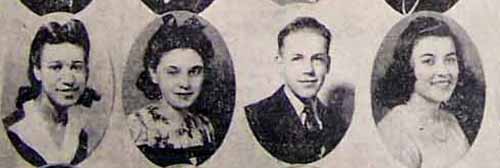 HS Grads: SIXTH ROW:  Marian MACK, Angelina CUSUMANO, Bill KRESS, Genevieve Marie SAMUELS....