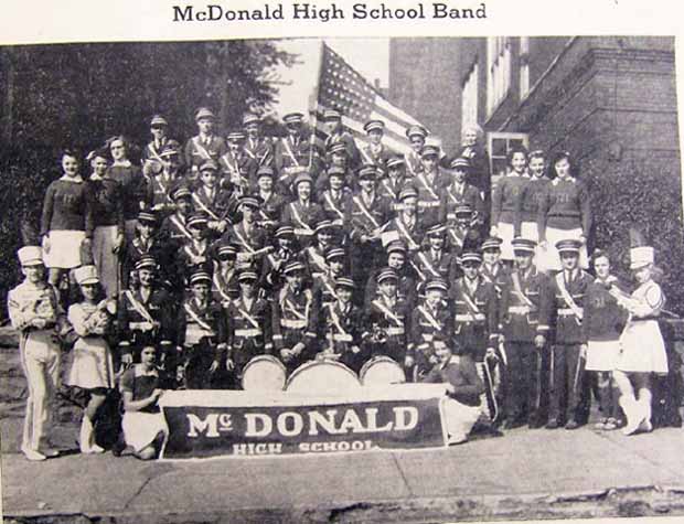 May 21, 1943 McDonald PA High School Band