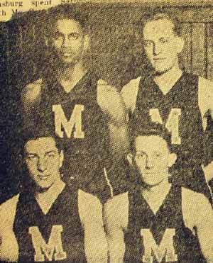 McDonald PA HS Basketball Team 1927 Photo Enlarged LEFT