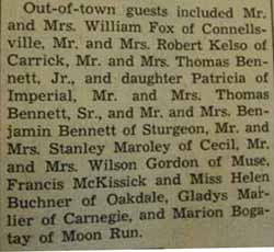 Part 2 Marriage Notice for George BENNETT to Marion Aileen Maloney, 19 Aug 1939