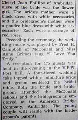 Article 2 Marriage Notice for Joseph Charles DELPIERE to Leona Irene Phillips, 20 Aug 1947