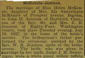John H. JAMISON to Helen McKenzie, 19 Jul 1927 part1