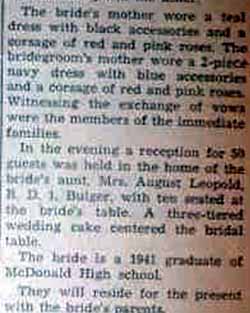 Part 2 Marriage Notice for John PHILLIPS to Lauretta Tilbrook, 10 Jul 1947