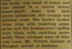 Part 2 marriage notice for Albert TEILHET to Elizabeth Roux, 28 Sep 1940