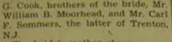 Part 3 Marriage Notice for William E. VANARSDALE, Jr. to Hilda Lila Cook, 17 Jun 1939