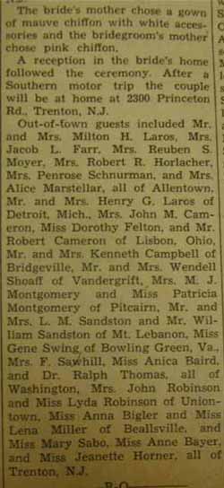 Part 4 Marriage Notice for William E. VANARSDALE, Jr. to Hilda Lila Cook, 17 Jun 1939