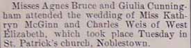 Article 2 Marriage Notice for Charles WEIS to Kathryn McGinn, 9 Jun 1914