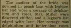 Part 4 Marriage Notice for Thomas Groff MILLER to Ruth Sutherland, 20 Jun 1936
