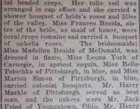 Part 2 Marriage Notice for Maurice SIMON to Jean Broida, 12 Feb 1922