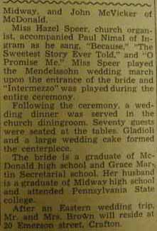 Part 2 Marriage Notice for Elmer BROWN to Wilma Jean Lidster, 11 Aug 1943