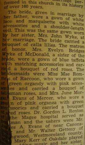 Part 1 missing, 2nd article part 2 Dr. Charles L. KUHN to Mary Alice Bridges, 30 Jul 1940