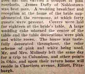 Part 2 Marriage Notice for William C. MULLOOLY to Dorothy Steimer, 14 Sep 1926