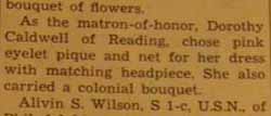 Part 2 Marriage Notice for Dale L. ROBERTS to Mildred Jeanne Stewart, 29 Jun 1946