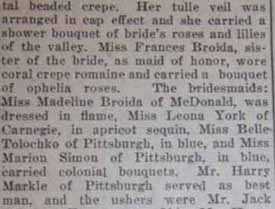 Part 2 Marriage Notice for Joseph ROTHFIELD to Frances Broida, 8 Feb 1925