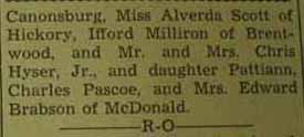 Part 3 Marriage Notice for John A. STEFFEN to Eleanor R. Scott, 4 Sep 1937